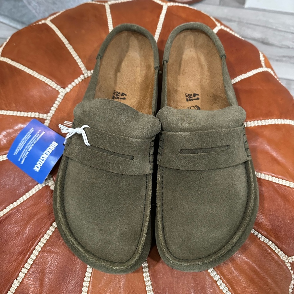 Birkenstock Naples Wrapped Suede Loafer
